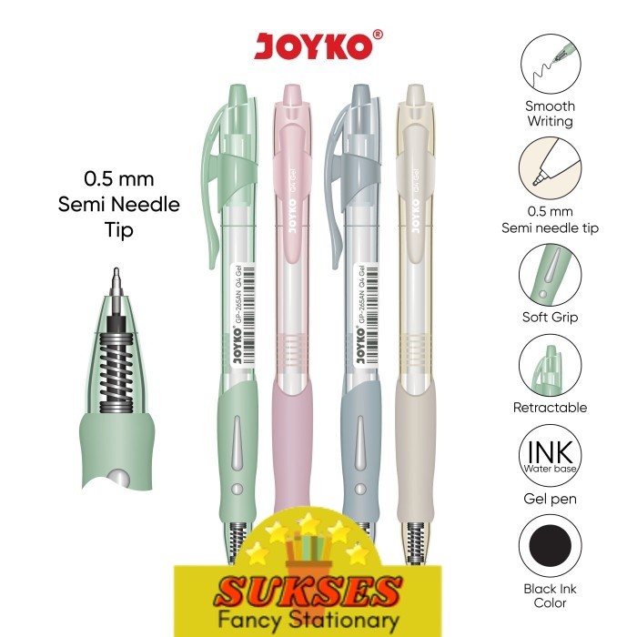 

Gel Pen Pulpen Pena Joyko GP-265AN Q4 Gel 0.5 mm