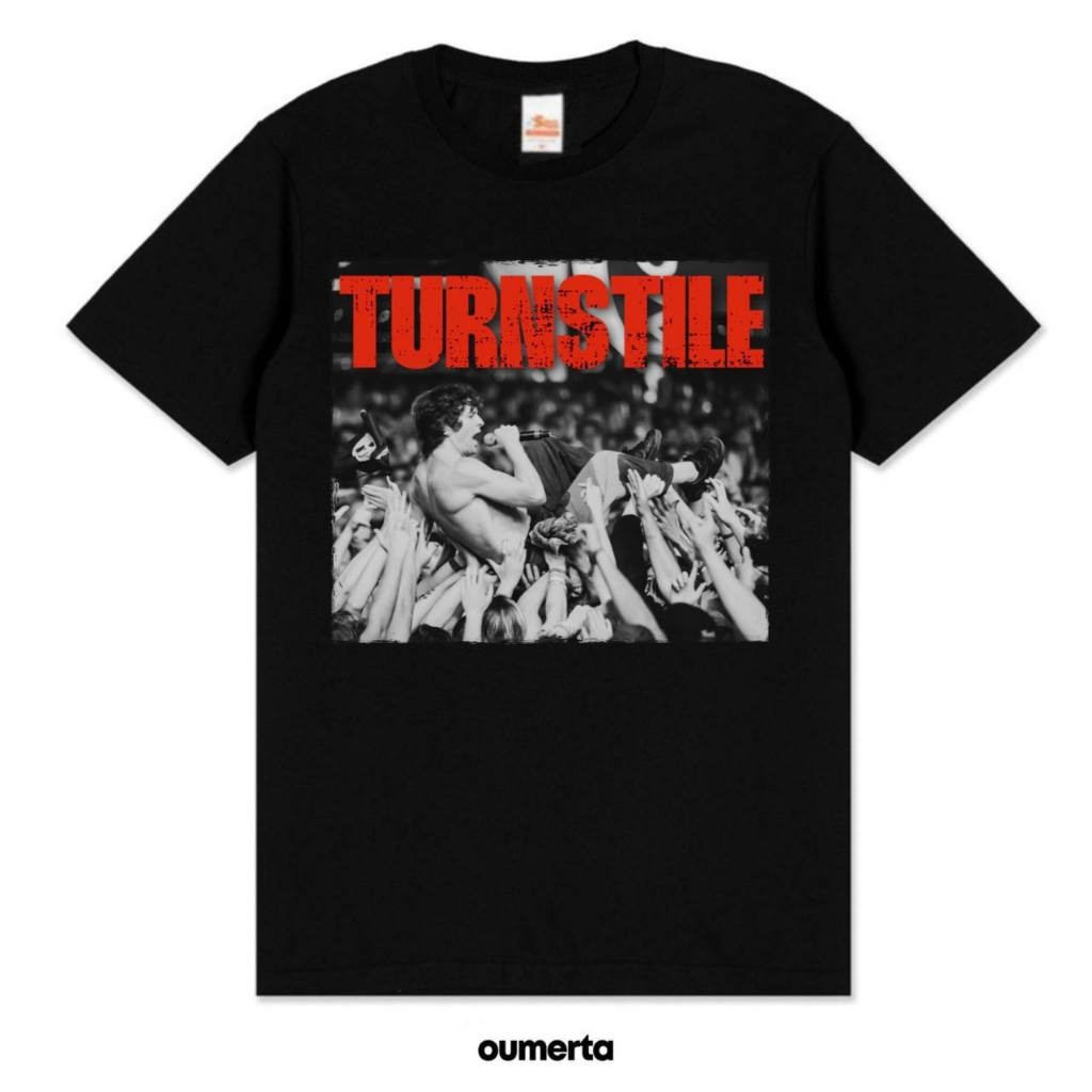 KAOS BAND TURNSTILE  - TSHIRT POGO TURNSTILE BAND DISTRO UNISEX