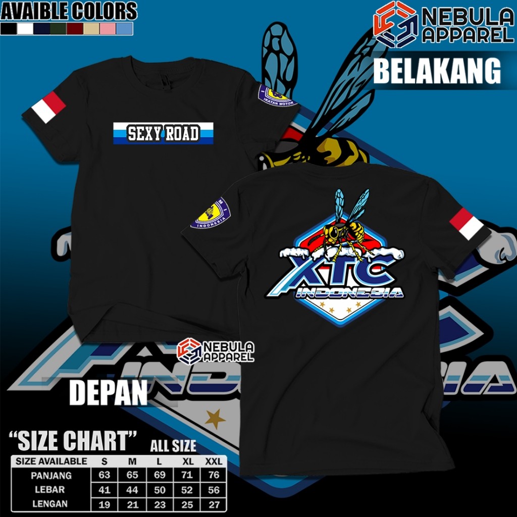 KAOS XTC INDONESIA ORIGINAL BANDUNG