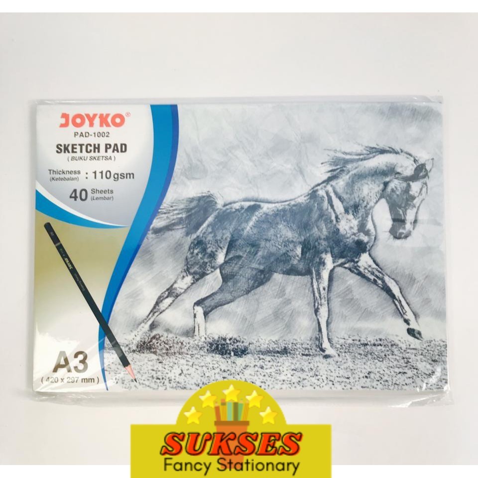 

Joyko Sketch Pad Buku Gambar Sketsa 110 Gsm 40 Sheets Pad-1002