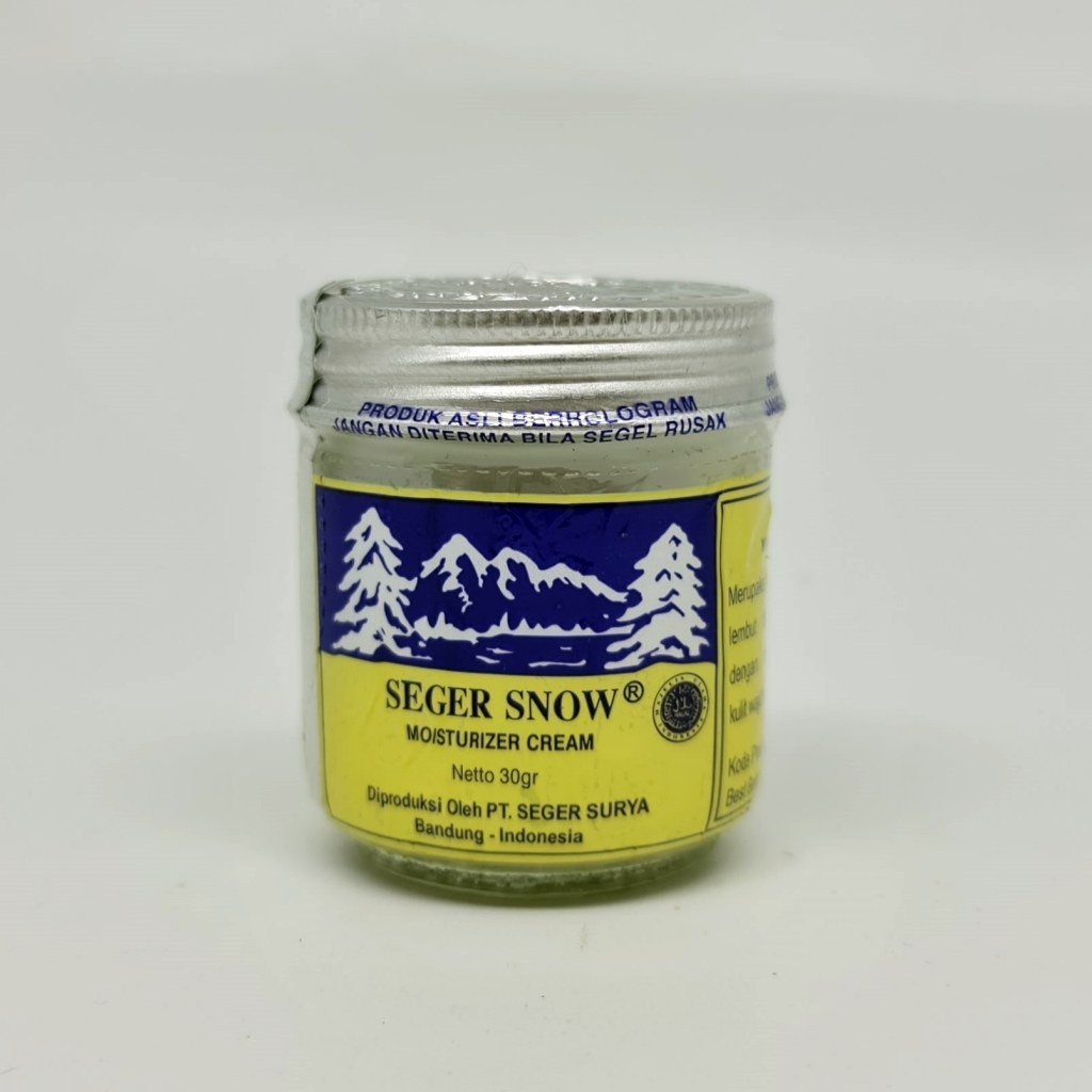 Seger Snow Moisturizer Cream Botol Kaca - Luginasari