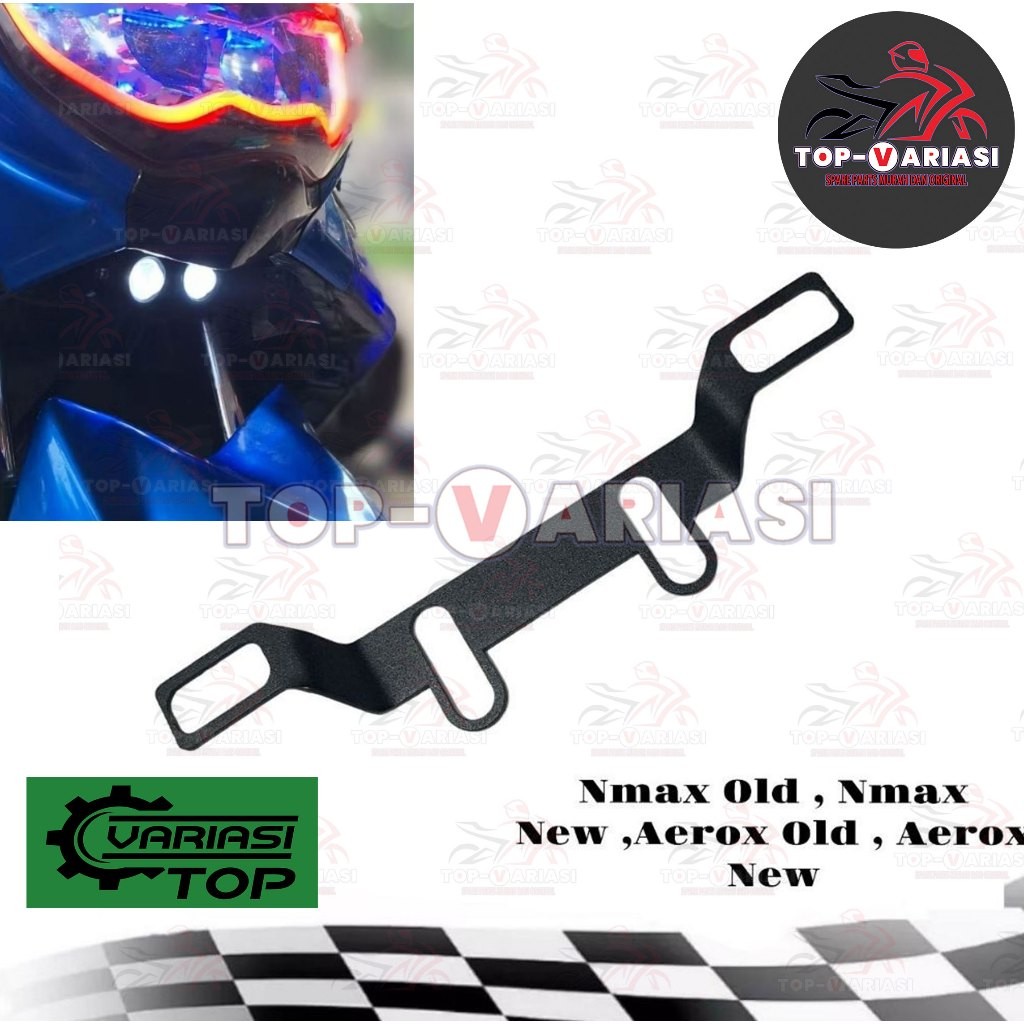 Breket Lampu Tembak D2 Motor Nmax Old Nmax New Aerox Old Aerox New Kualitas Terbaik