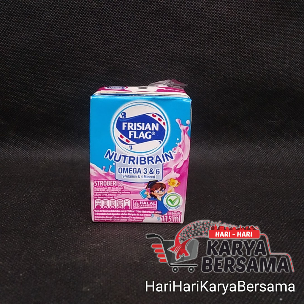 

FRISIAN FLAG SUSU UHT NUTRIBRAIN OMEGA 3 & 6 STROBERI 115ML