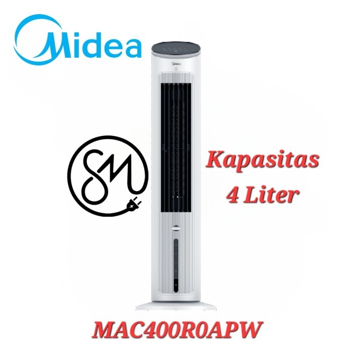 Air cooler Midea MAC400R0APW Penyejuk udara Tower Fan ionizer Diffuser