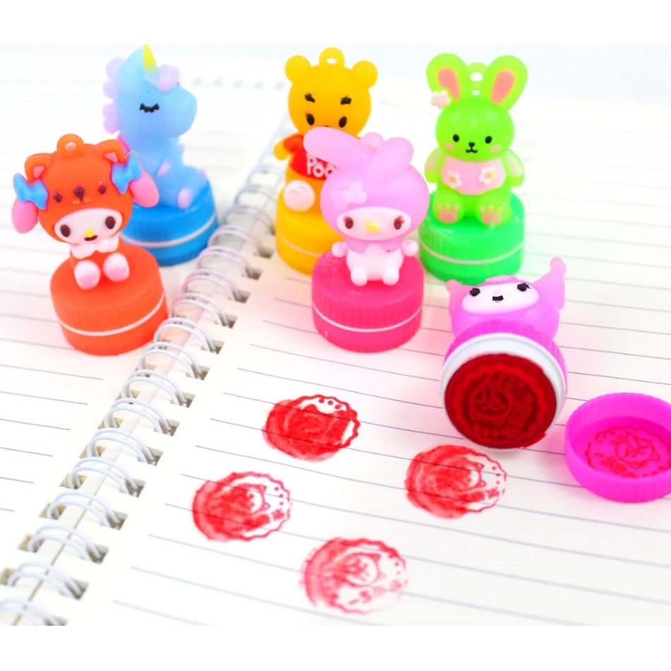 

✨AWC✨ STAMPLE MINI MAINAN ANAK HARGA SATUAN KARAKTER KARTUN 3D