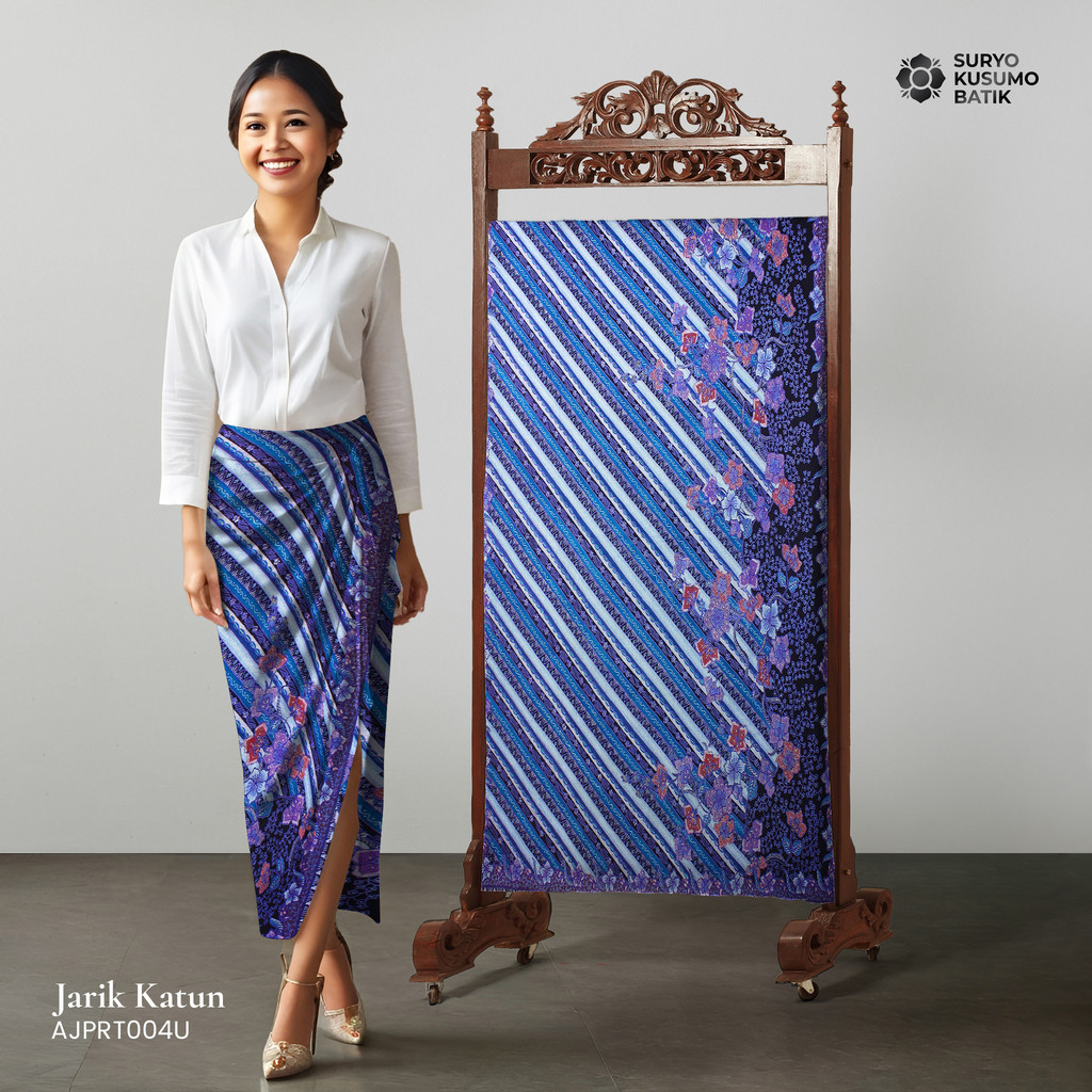 Suryo Kusumo Batik - Kain Jarik Batik Tulis Katun  - Rujak Senthe Ungu