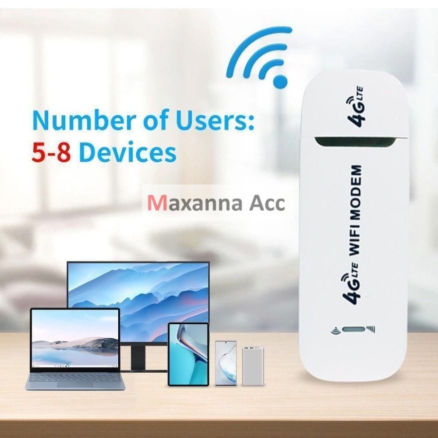 [MAXANNA] Modem Wifi 4G LTE USB GSM Wingle all Operator