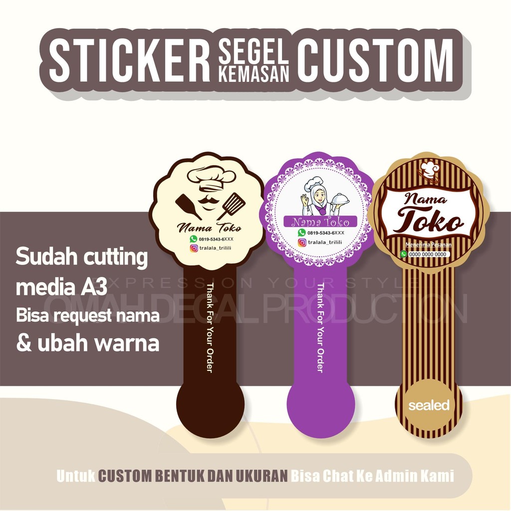 

SETIKER SEGEL / STIKER SEAL LABEL / STIKER BOTOL / STIKER TOPLES / STIKER KEMASAN / STICKER HAMPERS1