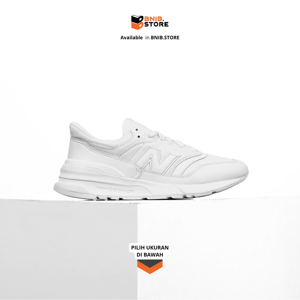 Sepatu Sneaker NB 997R Triple White Original