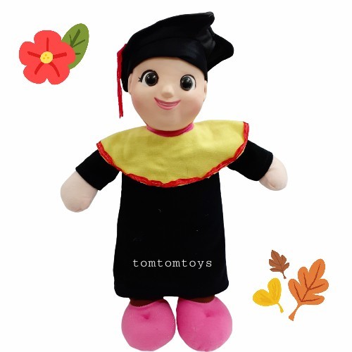 Boneka Hana Omar Profesi Boneka Hijab - Wisuda