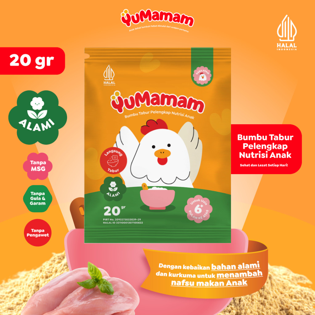 

YuMamam | Bumbu Tabur Rasa Ayam (20gr)