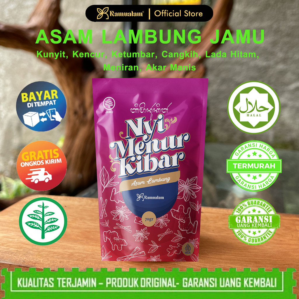 

Ramualam Nyi Menur Kibar 70 Gram - Untuk GERD Asam Lambung Minuman Herbal Kesehatan Pereda Gerd