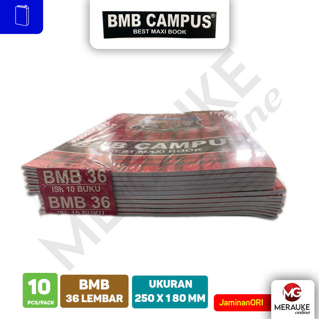

JAMIN MURAH !!!Buku Tulis Boxy BMB 36 Lembar (1 Pack isi 10 Buku)(BISA LANGSUNG ORDER)