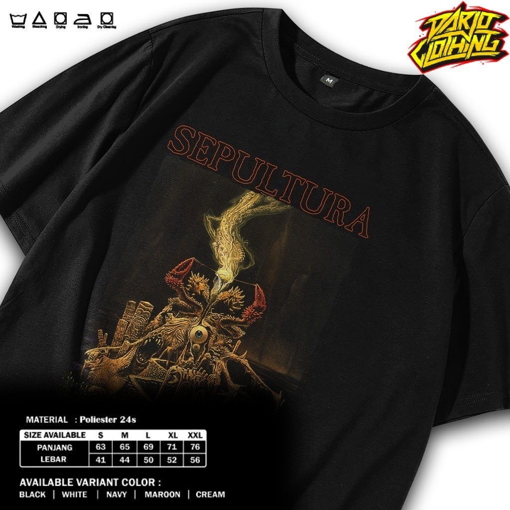 Kaos Heavy Metal  Baju Metal Sepultura – Arise