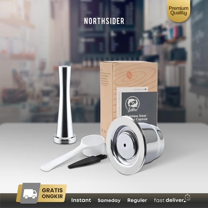 PROMOiCafilas Nespresso Capsule Stainless steel coffee pod reuseable IC30 - Starter KitREADY