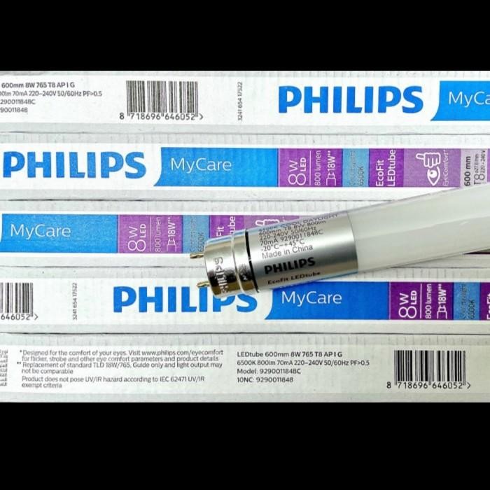 Lp. TL Led Ecofit 8 Watt Philips Putih