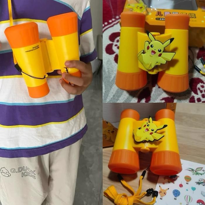 sanrio binocular teropong pikachu monokuler outdoor toys magnifier - Kuromi