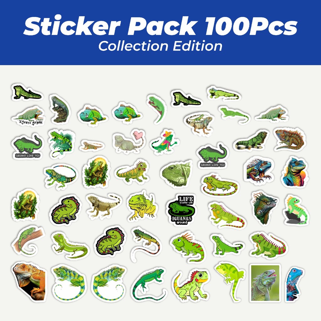 

Hot Stiker Hewan Iguana Lucu Anti Air Stikers Berperekat Waterproof Sticker Decal Buat Motor Helm Buku Journal Koper Casing HP Laptop Botol Minum