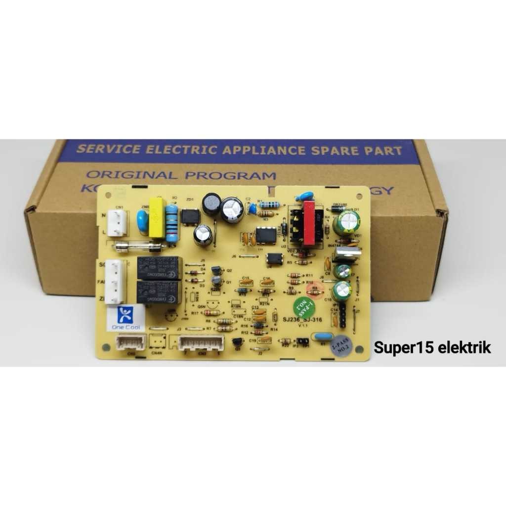 Modul PCB SHARP SJ-236MG-GB/GR, SJ-316MG-GB/GR PCB Kulkas SHARP SJ236 SJ316 (2 Pintu) (207)