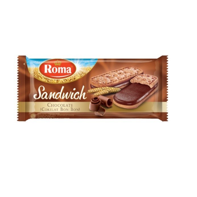 

ROMA SANDWICH COKELAT / 157GRAM