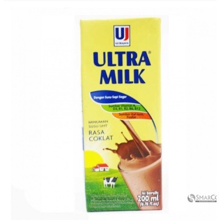 

SUSU ULTRA MILK 200ML VARIAN RASA