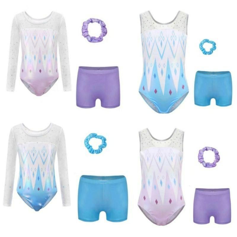 Leotard Gymnastic Senam Lengan Panjang Black | Baju Pentas