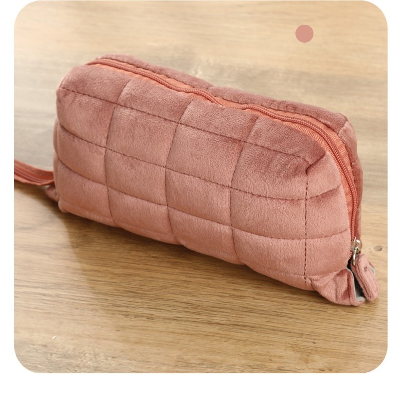 

Cute Pillow Shape Pencil Bag Pen Case Soft Touch Color Storage Pouch for Stationery School Cosmetic Travel A6668