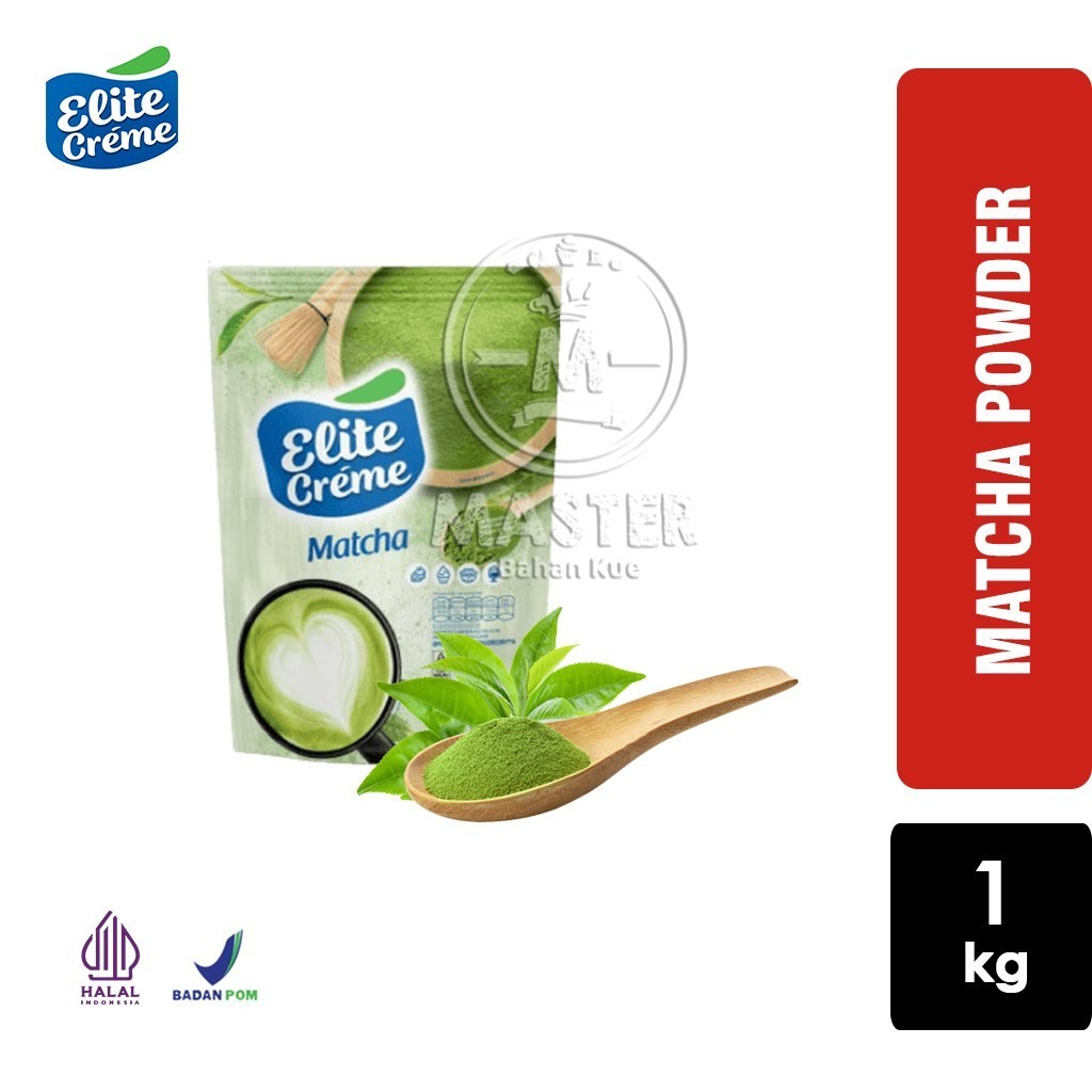 

New Matcha Powder ELITE CREME Bubuk Minuman Rasa Matcha Jepang [Pouch 1kg]Premium