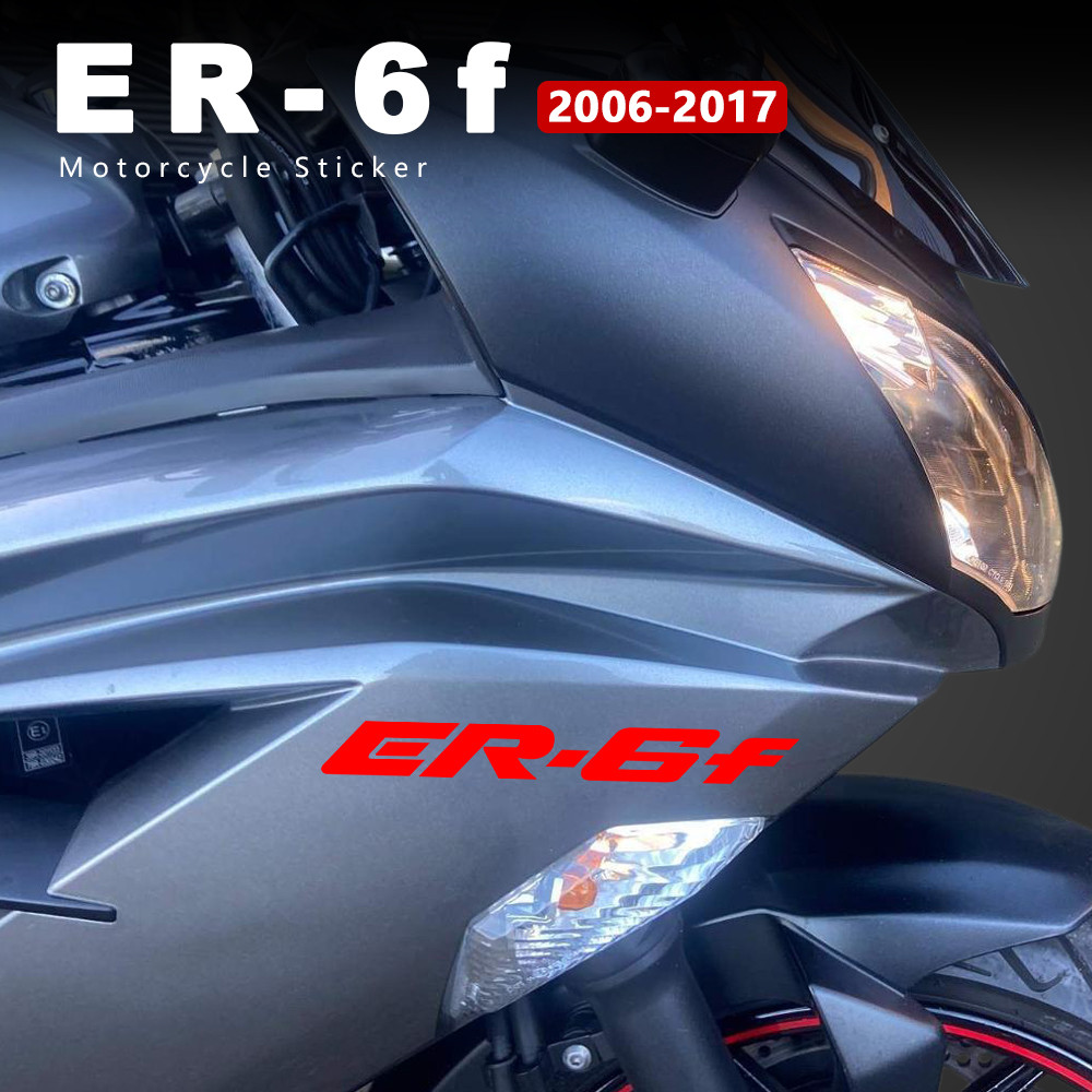 Sticker Motor Keren Custom Stiker Racing Viral for Kawasaki ER6f Accessories ER-6f Waterproof