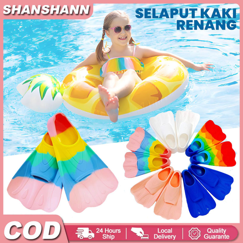 XXXS-M Kaki Katak Renang Anak Berenang Fin Diving Rema Fin Diving Swimming Snorkling Anak Dan Dewasa