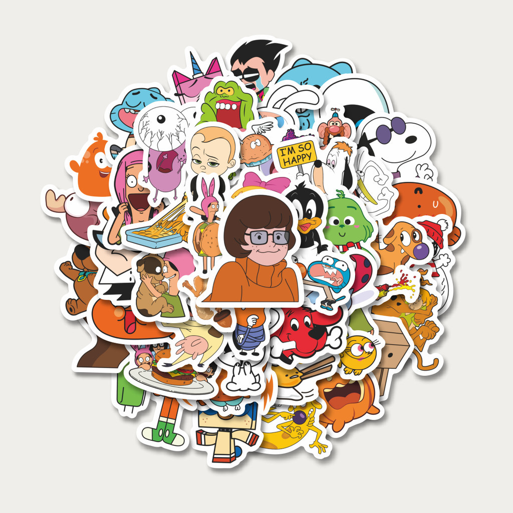 

Sticker Pack Stiker Cartoon V2 Stiker | Sticker TUMBLR | Stiker LAPTOP KOPER HELM
