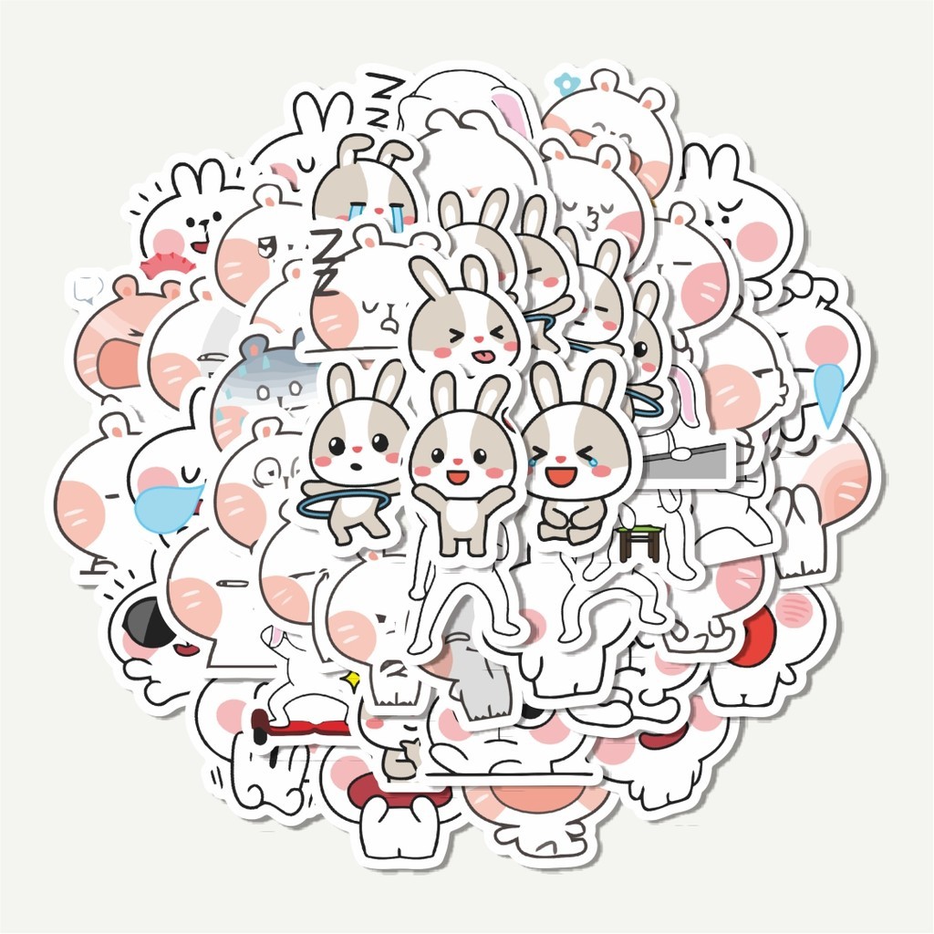 

Sticker Pack Sticker Hewan Kelinci Stiker | Sticker TUMBLR | Stiker LAPTOP KOPER HELM