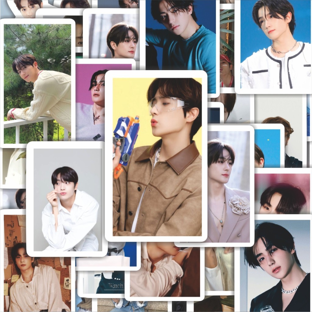 

100PCS Lucu Stiker The Boyz Hyunjae Poster Stiker Aesthetic Stiker Anti Air Stikers Berperekat Waterproof sticker decal buat Motor Helm Buku Journal Koper Casing HP Laptop Botol Minum Hadiah anak