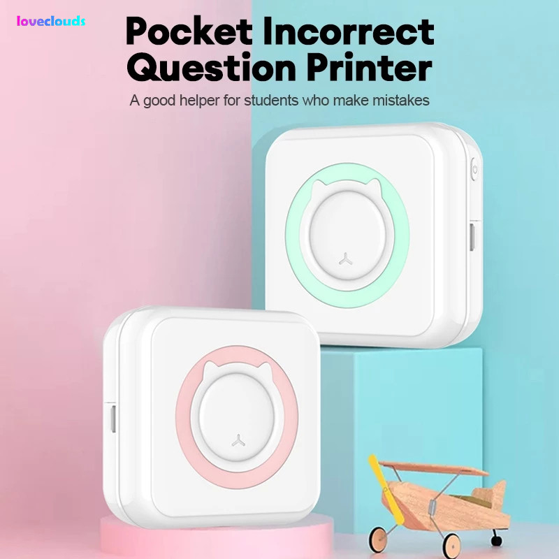 Mini Thermal Printer Portable Mobile Printer Waybill Receipt Printer Mini Printer Photo Printer