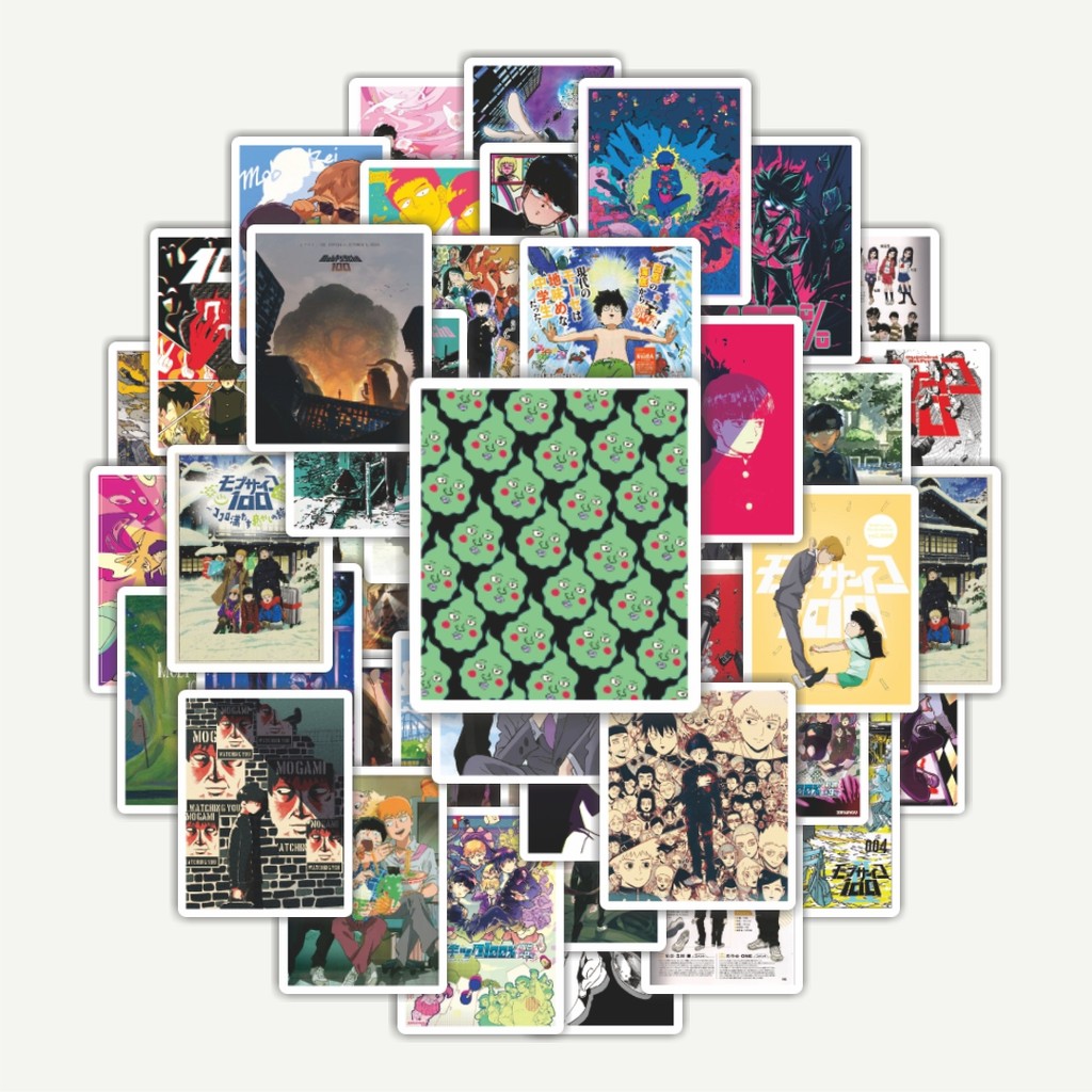 

Sticker Pack Stiker Mob Psycho | Sticker TUMBLR | Stiker LAPTOP KOPER HELM