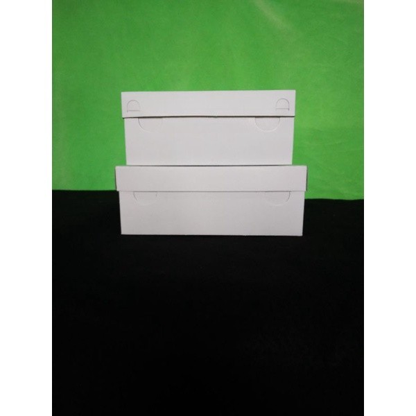 25pcs KOTAK NASI CATERING 400GSM/ DUS NASI DUPLEX /  UKURAN 20X20 18X18 POLOS