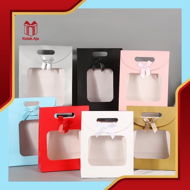 

Paper bag Souvenir / Paper Bag Window / Paper Bag Tutup / Tas Tenteng Bingkisan I AQ01-AQ02