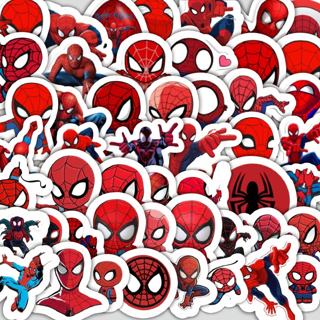 

Stiker Cutting Pack Stiker Marvel Spiderman Isi 100Pcs Series Aesthetic Lucu Keren Untuk Koper Bahan Vynil