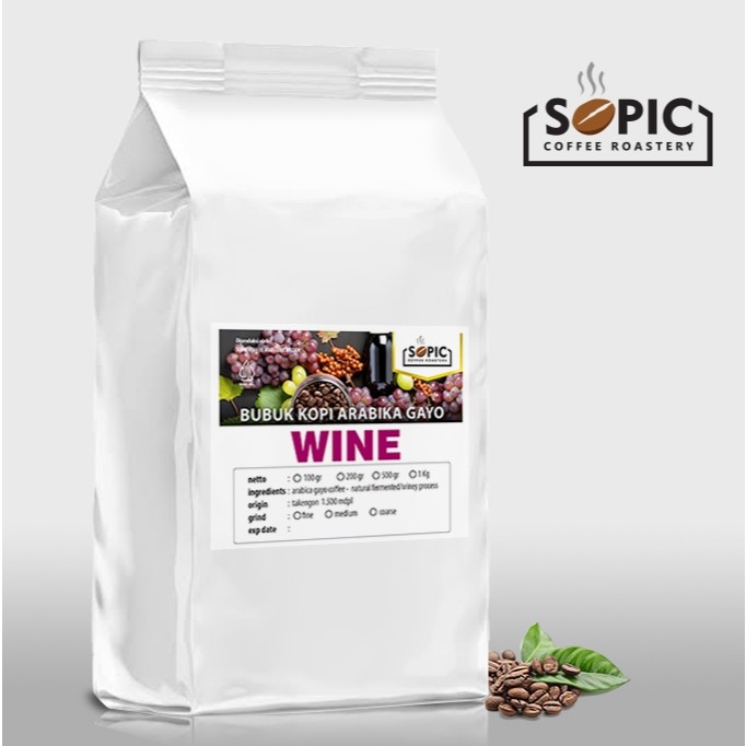 

Bubuk Kopi Arabika Gayo Wine 500 gr
