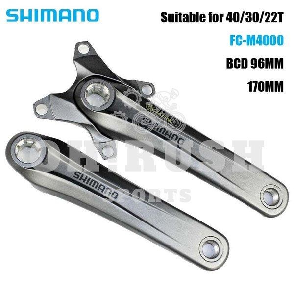CRANK ARM Shimano Alivio Fc M4000 BB OCTALINK 96 bcd 96bcd no deore - Warna