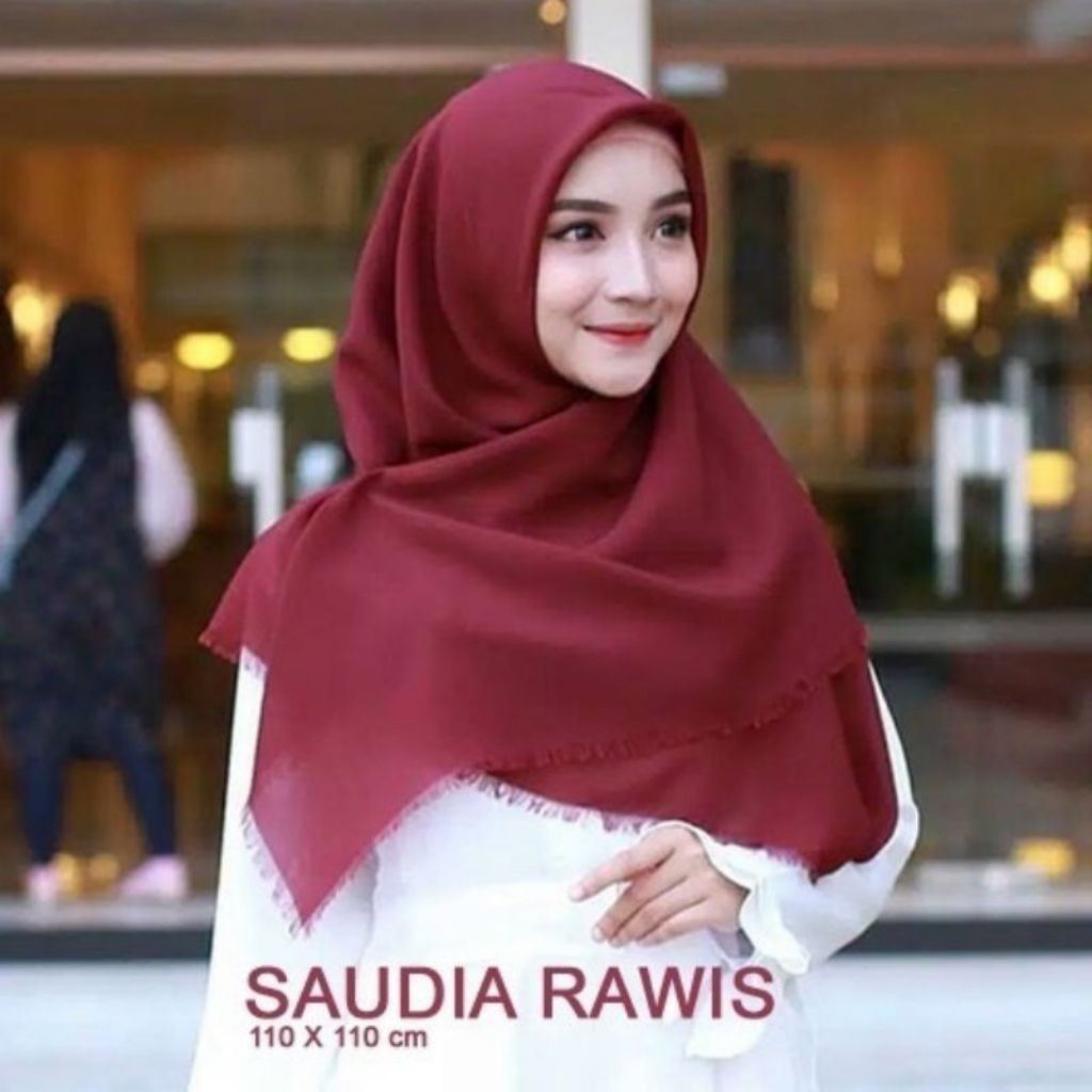 VEEIL || segi empat rawis || saudia rawis premium || hijab segi empat saudia rawis || segi empat pre