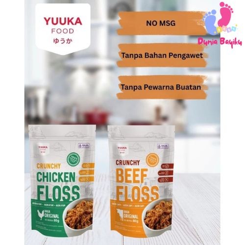 

Yuuka Food Crunchy Abon Sapi dan Ayam 80gr