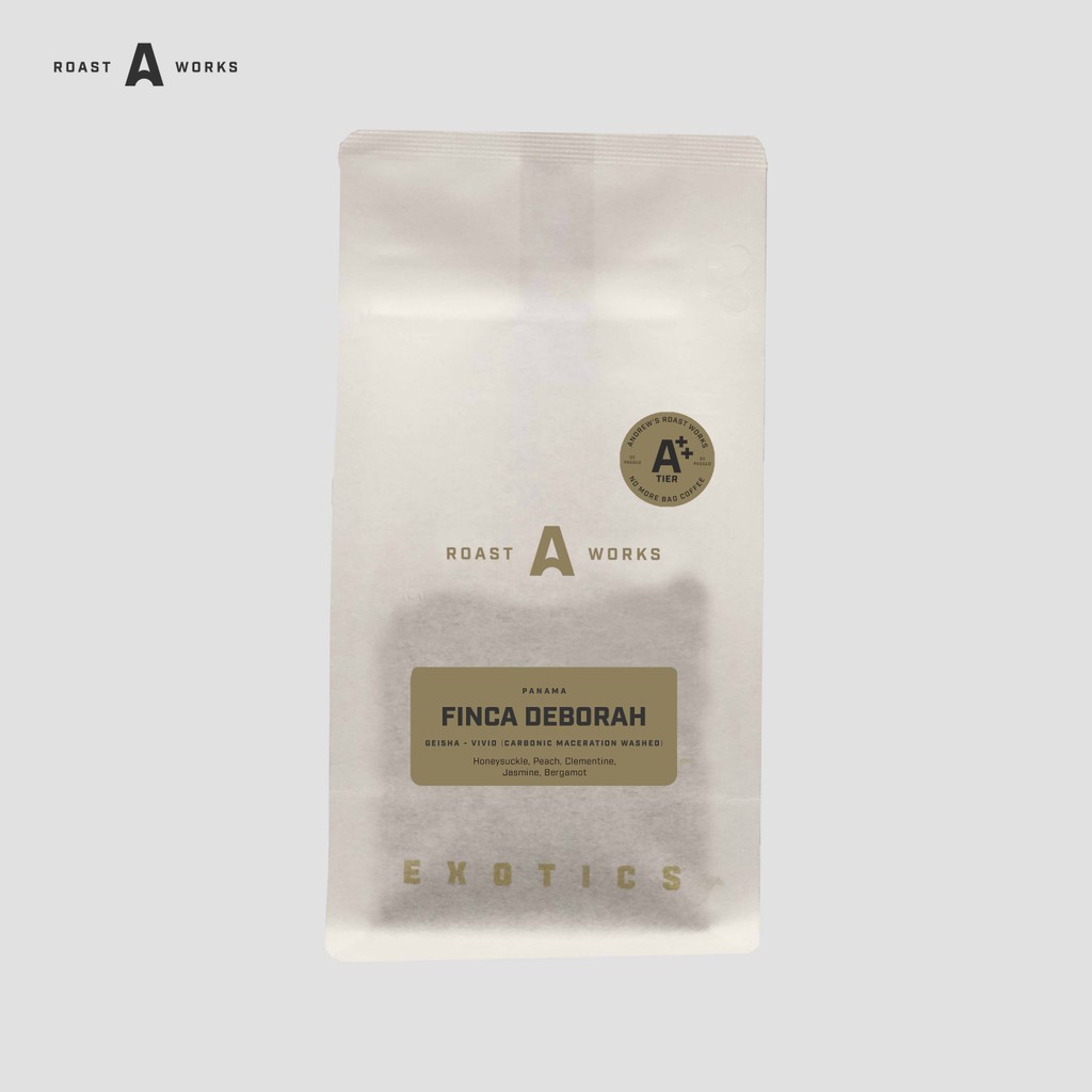 

Panama Finca Deborah Geisha Vivid Carbonic Maceration Washed (Filter) - Exotics Coffee - A Roastworks - Biji Kopi