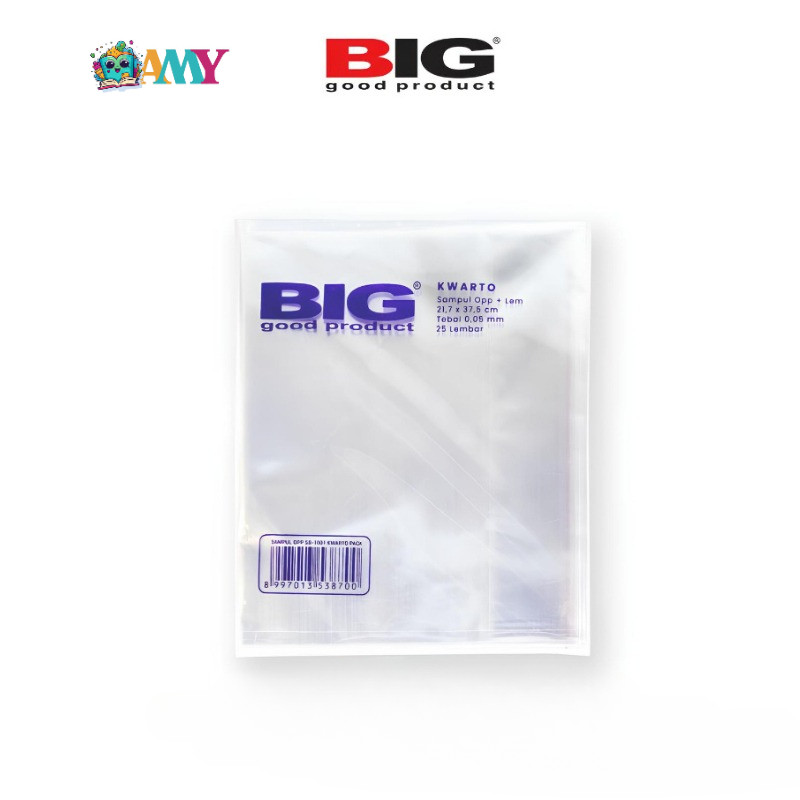 

BIG SAMPUL OPP DLX 0.5 KWARTO AMY STASIONARY