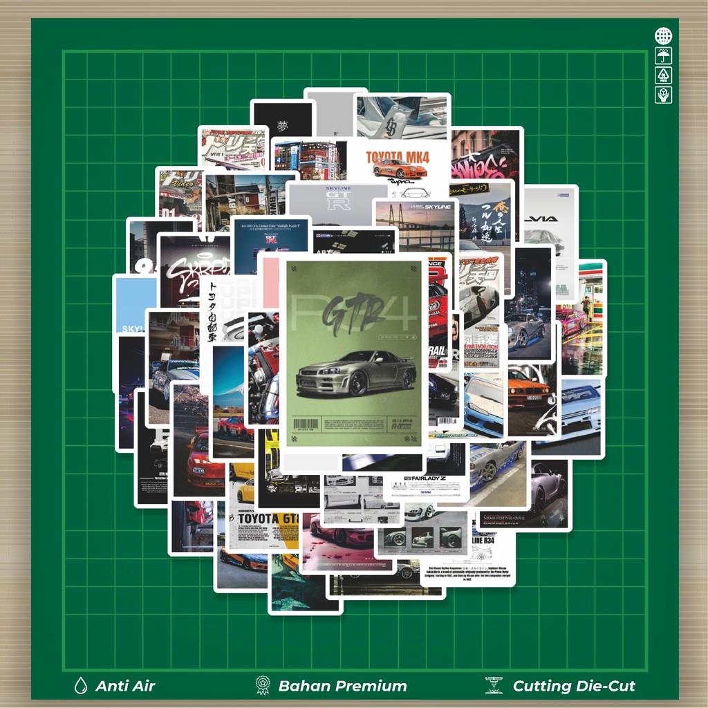 

HOT 50 PCS STIKER Stiker Poster Mobil Stiker Fashion Cars Decal Dingin Kartu Album Custom Vinyl Anti Air- Sticker Aesthetic Buku Journal Koper Casing HP Tablet Laptop Helm Motor Botol Minum