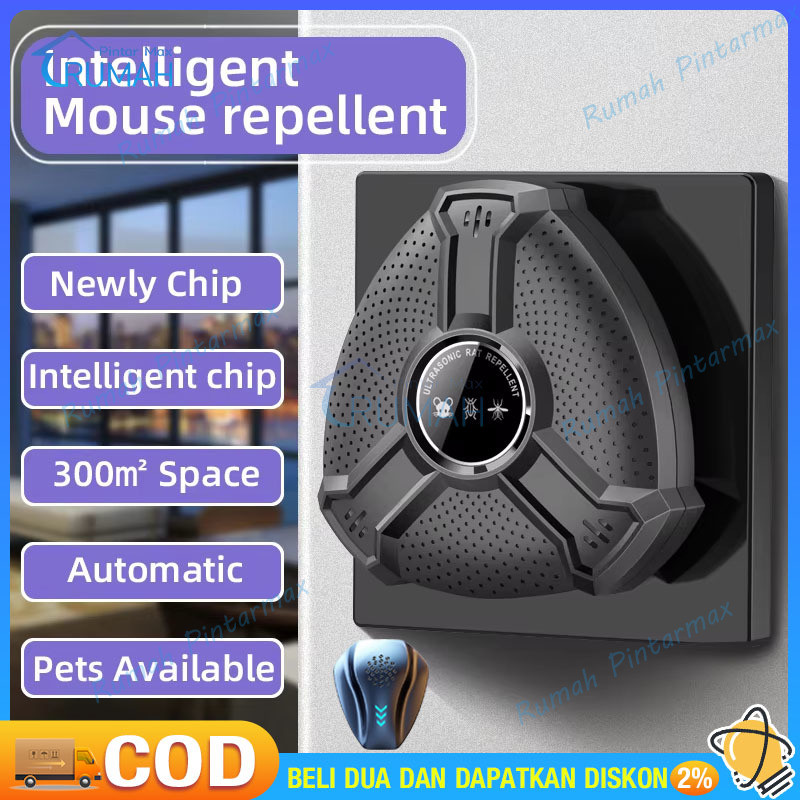 [20000 meter tanpa tikus] Pengusir Tikus Ultrasonik Anti Tikus Pengusir Tikus Ultrasonik Pengusir 4D