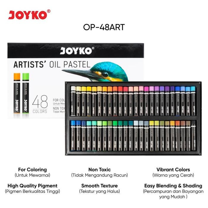 

Artists Oil Pastel Krayon Minyak JOYKO OP-ART Warna Colors - GP-36 ART