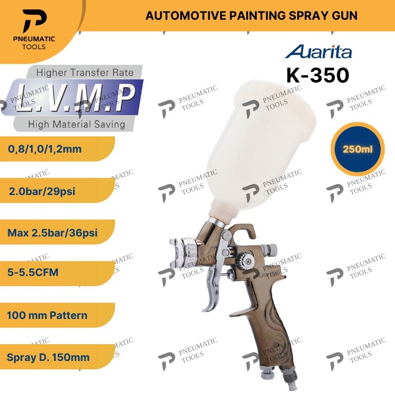Spray Gun AUARITA K350 LVMP ORIGINAL - Environmental Spray Gun K-350