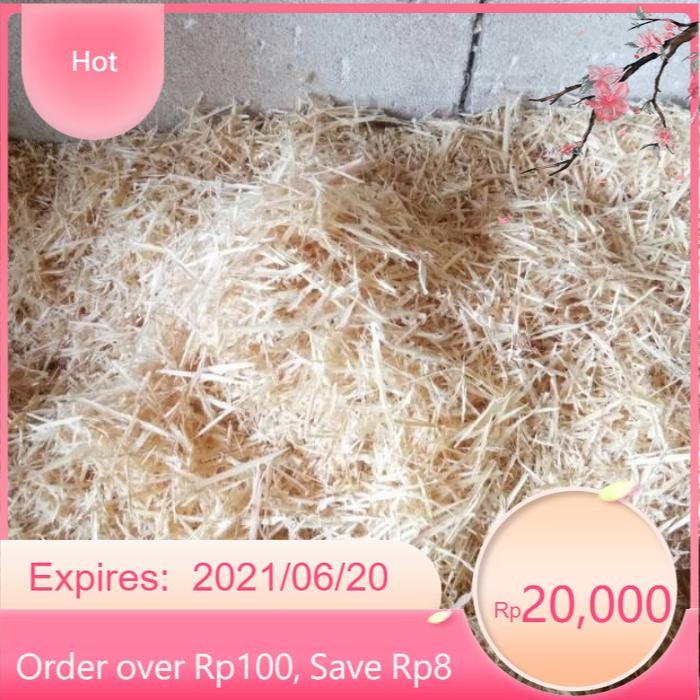 serbuk kayu hamster/landak 1 karung LR5