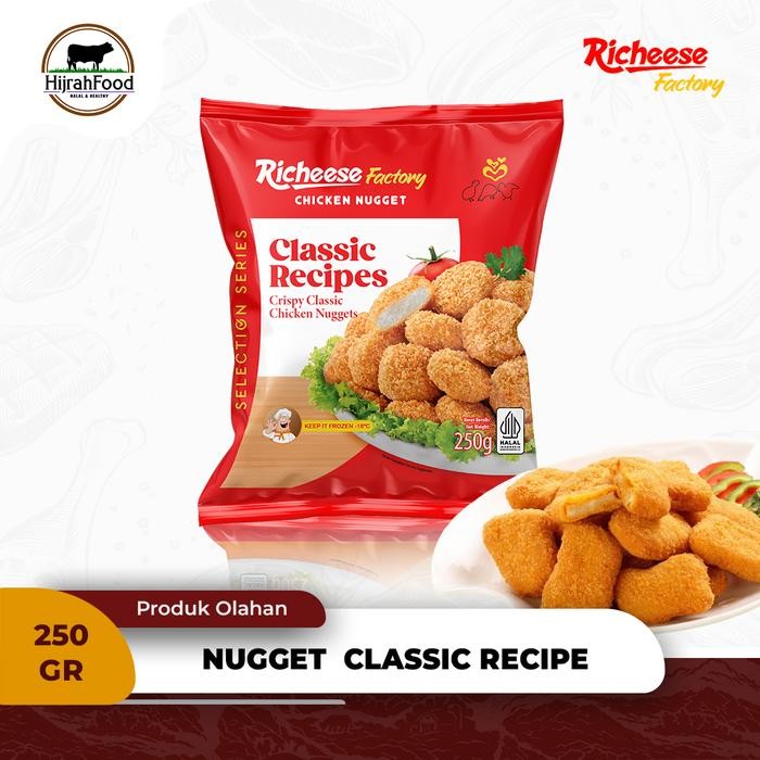 

Richeese Crispy Classic Chicken Nugget | Naget Ayam Classic 250 gram